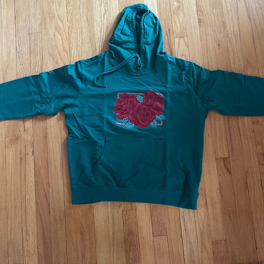 Green Like New Cotton Hoodie